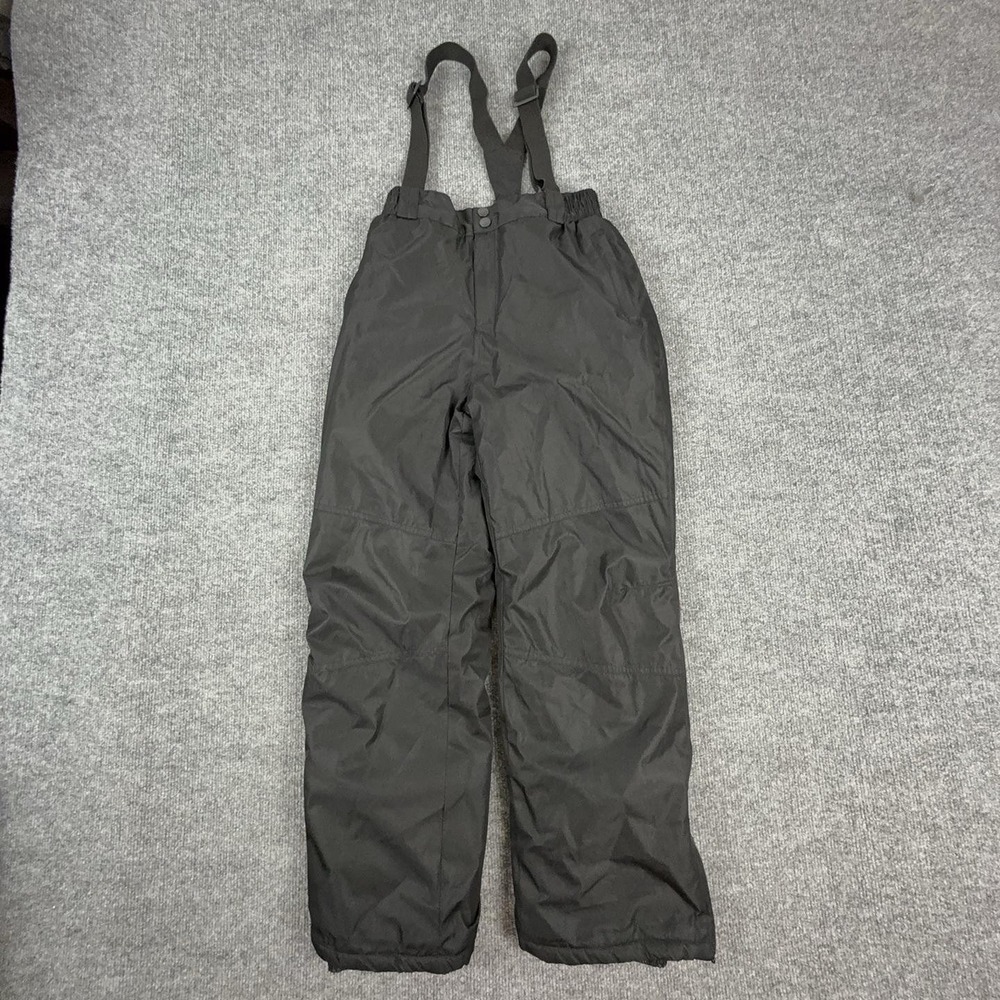 MUTU SNOW Snow Bib Pants Kids 14 Black Insulated Winter Ski Adjustable Straps